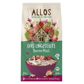 Allos Ungesüßte Beeren-Müsli bio