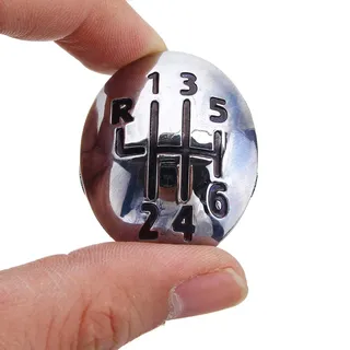 Schaltknauf für Renault Clio Megane Scenic, 5/6 Gänge, Chrom