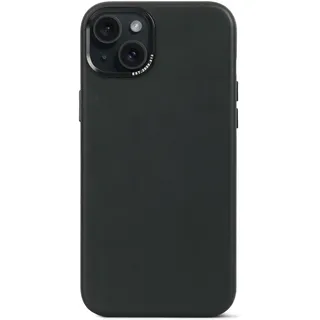 decoded iPhone 15 Plus Leder Case schwarz