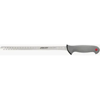 Arcos Fischmesser aus Nitrum Edelstahl 30 cm - Ideal für Professionelle Nutzung und Hygiene - Schwarzer Griff aus Polypropylen mit Elastomerüberzug, Serie Colour Proof