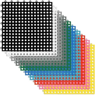 Duschmatte Bodenrost Sauna Schwimmbad Antirutschmatte Badvorleger XXL Hellblau