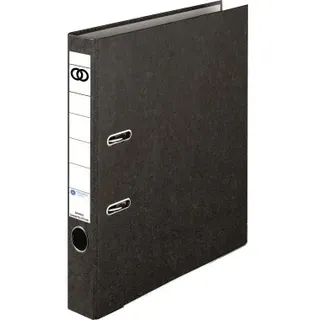 SOENNECKEN Ordner A4 50mm Recycling Pappe schwarz