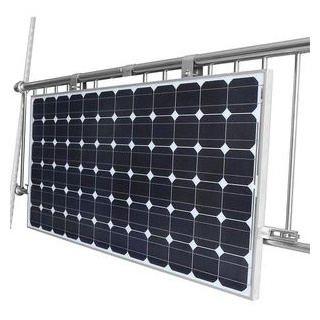 Offgridtec Solarmodul Halter für Balkongeländer Rahmenhöhe 30-35mm 1800mm Modullänge