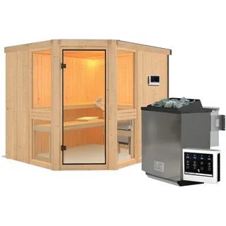 inkl. 9 kW Bio-Kombiofen + ext. Steuerung