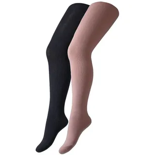 CAMANO 2er-Set: Strumpfhosen in Dunkelblau/ Pink | Gr.: 86/92