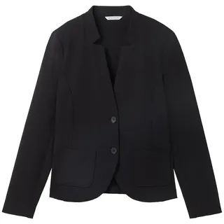 Tom Tailor 1038703 Ottoman Structure Blazer Deep Black XL