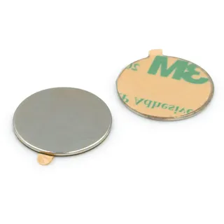 Zylindrischer Neodym-magnet 20 X 1 Mm, 3m-klebeband, Rund, Jägerform