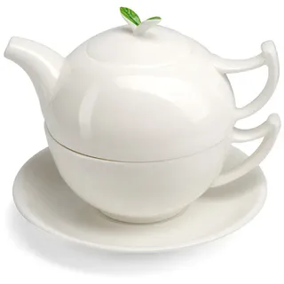 TeaLogic Tea for One Teeservice - Set TEA TIME - Bone China Porzellan
