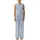 Regular Fit Jumpsuit mit Viskosefutter Rauchblau 34