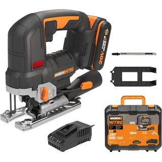 Worx Nitro Akku-Pendelhub-Stichsäge WX542 20 V inkl. Akku und Ladegerät