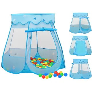 vidaXL Kinder-Spielzelt Blau 102x102x82 cm