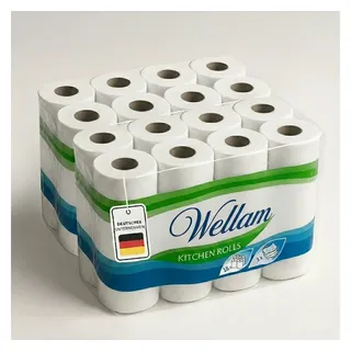 Roxlin Papierküchenrolle Premium Küchenrollen 3-lagig – Ultraweich, Saugstark & Reißfest (16-St)