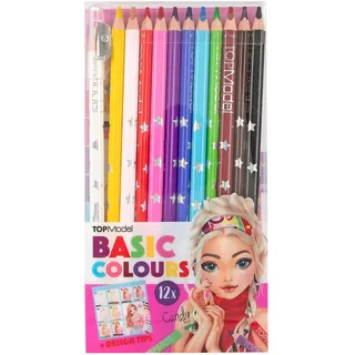 DEPESCHE 12216 TOPModel Basic Buntstifte Set 12 Farben