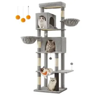 Songmics Kratzbaum XXL grau