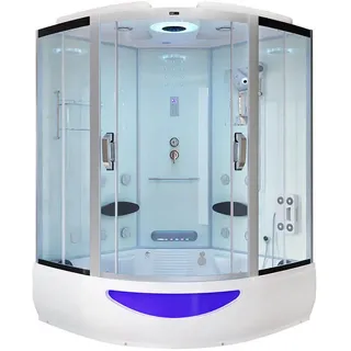 Home Deluxe Dampfdusche Exclusive weiß