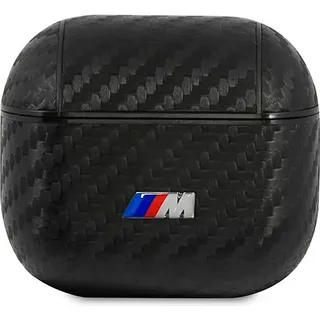 BMW BMA3WMPUCA Hülle für AirPods 3 schwarz PU Carbon M Collection