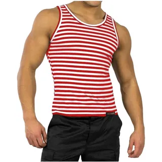 normani Tanktop Marine Tank-Top Rundhals Sommer Shirt Unterhemd Ärmelloses Casual Classic T-Shirts rot XL