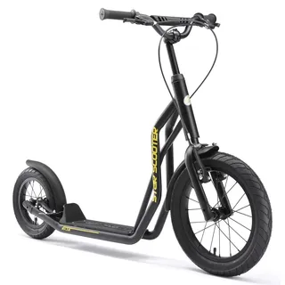tretroller-laden Cityroller 16 Zoll Schwarz
