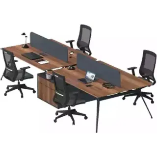 aea Großer Arbeitstisch Bürotische Arbeitszimmermöbel Massivholz Möbel Luxus - Braun