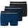 95/5 Shorts Organic Cotton webgummibund blau/schwarz XXL 3er Pack