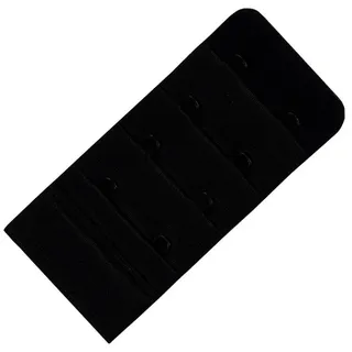 Miss Perfect BH-Verlängerung 50500-73, Bra Back Extender – BH-Verlängerung für perfekte Passform schwarz 2 Haken (3.8 cm breit)