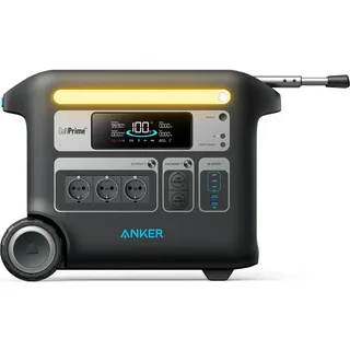 Anker SOLIX F2000 - PowerHouse 767 Tragbare Power Station 2048 Wh 2400 W (0% MwSt. gem. § 12 Abs. 3 UStG)