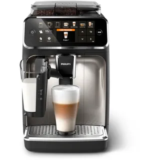 Philips 5400 Series LatteGo EP5447/90 Schwarz/Chrom