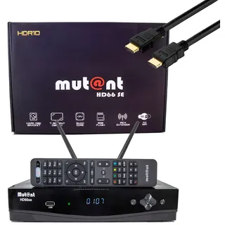 Mutant HD66 SE 4K UHD PVR WIFI E2 Receiver FBC Trible DVB-C Tuner