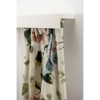 GARESA Gardinenschiene Kunststoffschiene mit Blende, 3-läufig, Wunschmaßlänge, mit Bohren, verschraubt, Kunststoff, Deckenmontage, verlängerbar, einfache Montage, schlicht weiß 210 cm