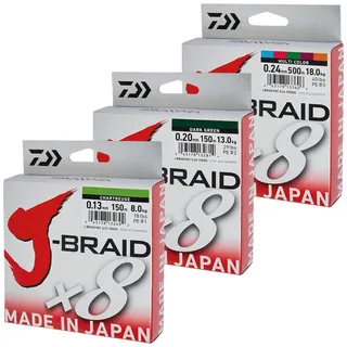 Daiwa J-braid X8 dark Green