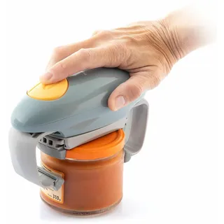 InnovaGoods Elektrischer Dosenöffner, Automatische Ausschaltung, Benutzerfreundlich, Flexibel für verschiedene Größen, Kunststoff, Bunt, Groß