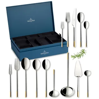 70-tlg. teilvergoldet