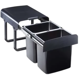 EKOTECH Abfallsammler EKKO 2 RECYCLED mit 32 Liter Füllvolumen für 40 cm Schrankbreite
