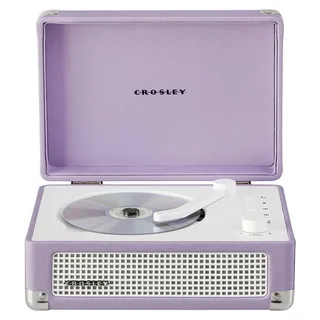 Crosley Cruiser CD-Player mit Stereo-Bluetooth-Lautsprechern und FM-Radio, Lavendel