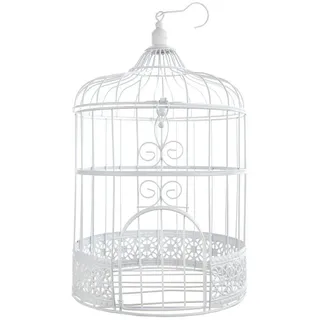 santex Kostüm Deko Vogelkäfig Weiß 30 cm weiß