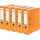 DIN A4 80 mm orange 5 St.