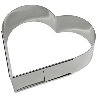 Schneider - Backrahmen "Herz" Edelstahl, verstellbar, 220 - 270 mm, Höhe: 70 mm