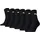 Short Crew Sportsocken 6er Schwarz 39-42