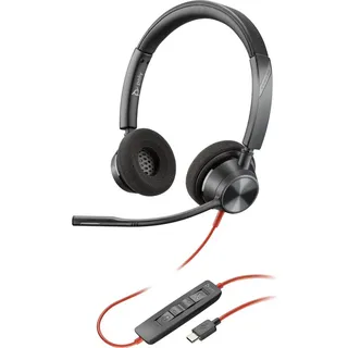 HP Poly Blackwire 3320 USB-C Headset - Schwarz