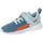 Unisex Baby Flyer Runner V Inf Sneaker, Blue Horizon-Frosted Dew-Flame Flicker, 24 EU