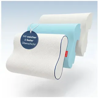 Blumtal Nackenstützkissen Orthopädisch 40 x 80 cm Weiß