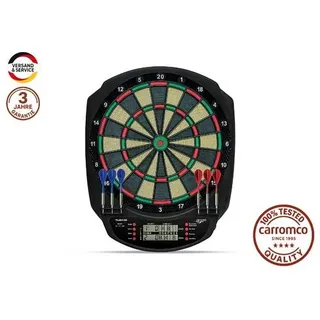 Carromco TOLEDO-301 Elektronische Dartscheibe inkl. 6 Softdarts für bis zu 8 Spieler