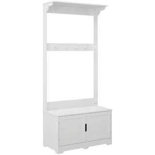 Vicco Lysa Garderobenschrank 80 x 180 cm weiß
