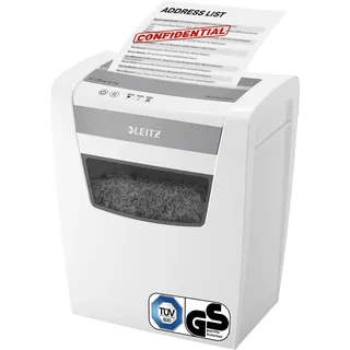 Leitz IQ Aktenvernichter Office S P4 Aktenvernichter, Weiß