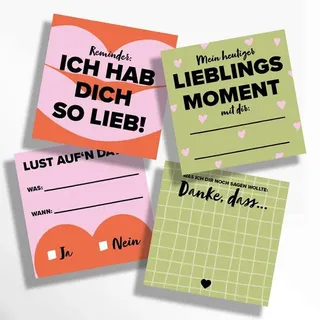 deine zweisamkeit Sticky Notes: Spaß & Liebe: