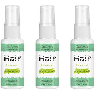 Haarentferner-Spray,Enthaarungsspray für Körperhaare für Frauen | Feuchtigkeitsspendende private Haarentfernungscreme, Brust, Rücken, Beine, Achselhöhlen, Enthaarung Anloximt (30ml(Pack of 3))
