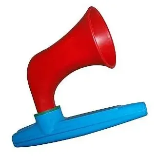 Wazoo: Kazoo aus Kunststoff, mit Horn als Verstärker