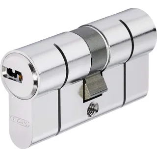 ABUS Doppelzylinder D6PSN 40-40 mm Bkn, vernickelt