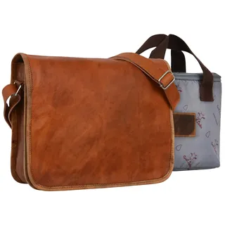 Gusti Taylor 11" Cam Kameratasche Leder Fotoinlay herausnehmbar Braun Leder - 10 x 32 x 28 cm