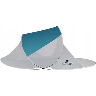 northix TRIZAND 10182 Strandzelt 220 x 120 x 90 cm türkisgrau - Blau